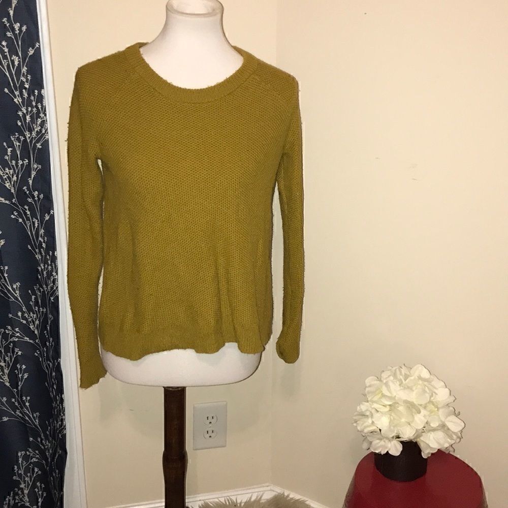 Madewell Province Cross Back Crewneck Sweater